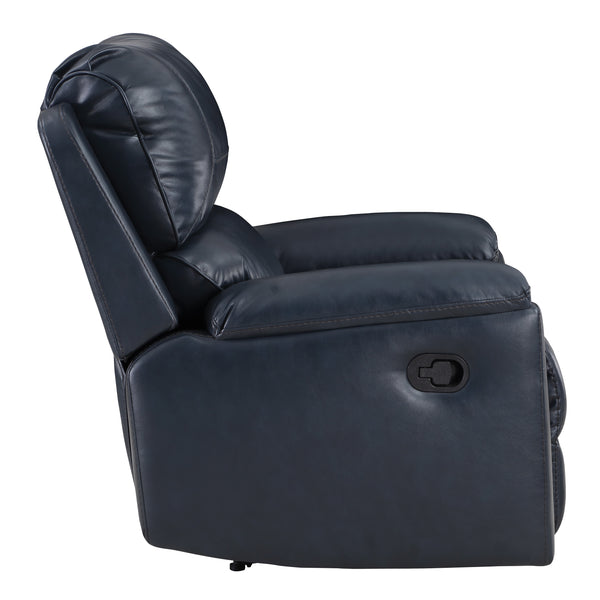 OSP Home Furnishings Santiago Recliner  Navy