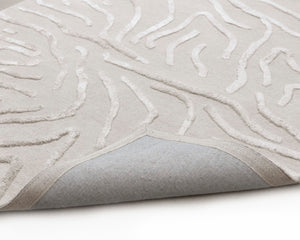 Sunpan KENYA Hand-Tufted Wool-Blend Rug - Unique Beige Design, 8' x 10' - Perfect for Any Home Decor Style 108293