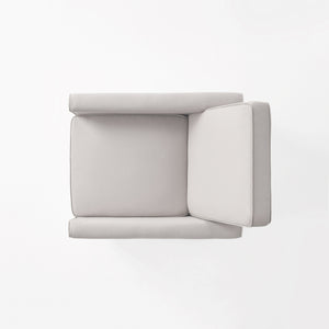 English Elm Christopher Knight Home® - Grey Linen Push Back Chair with Plush Padding, Ergonomic Recline, Breathable Fabric & Durable Frame (97) 52422.00FDGRY
