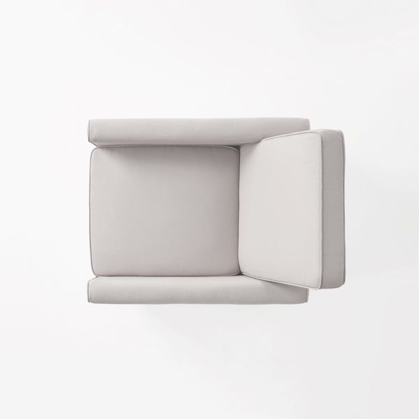 English Elm Christopher Knight Home® - Grey Linen Push Back Chair with Plush Padding, Ergonomic Recline, Breathable Fabric & Durable Frame (97) 52422.00FDGRY