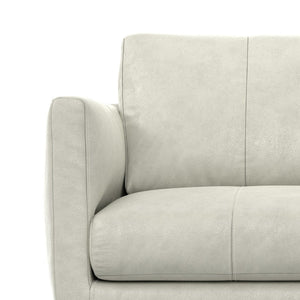 English Elm Stevens 60 Inch Loveseat - Luxurious Eco-Friendly Leather Seating For Compact Spaces, Easy Care B136P364285-GIGA