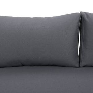 English Elm Christopher Knight Home® - Claremont 3-Seater Daybed – Elegant Grey Wood Frame With Water-Resistant Cushions For Comfort N770P205537D