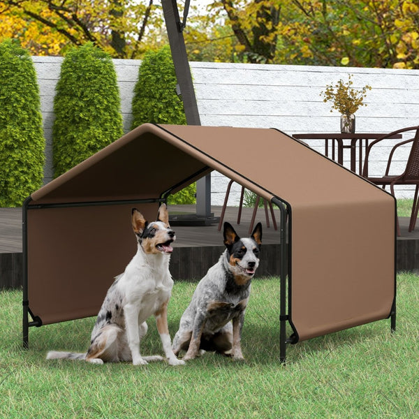 English Elm Pawhut Portable Dog Shade Shelter - Water-Resistant Tent For Outdoor Adventures, Easy Setup & Travel W2225P217600-GIGA