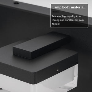 English Elm Modern 3-Light Led Vanity Fixture - Matte Black & Acrylic Over Mirror Light For Contemporary Spaces W2312P374905