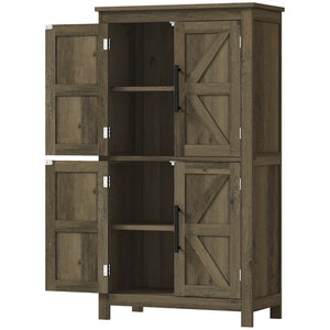 English Elm Foyer Beadboard Floor Cabinet with Drawers White Farmhouse Storage for Entryway Bath T3971P469393