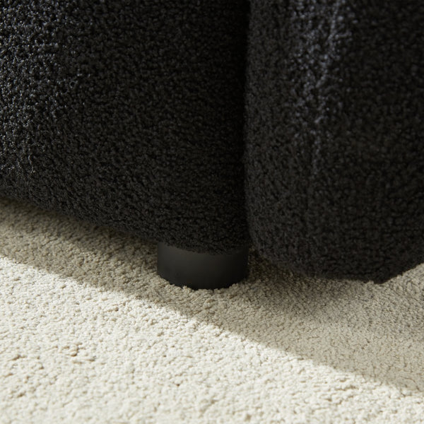 English Elm 3 Seater Teddy Sofa Combo – Modern Living Room Set With 5 Cushions, Wooden Frame & Cozy Comfort W1193S00170