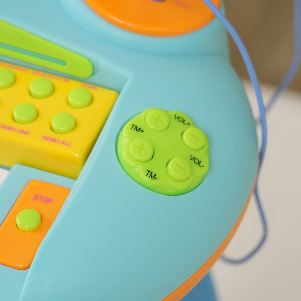 English Elm Qaba Kids Piano Toy Keyboard, 37-Key Musical Instrument Set For Toddlers With Lights & Microphone W2225P249791-GIGA