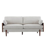 Christopher Knight Home® - Noble House - Mid-Century Modern Sofa-Beige