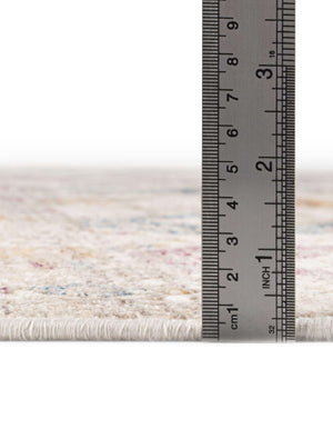 Unique Loom Deepa Congruence Machine Made Geometric Rug Ivory, Burgundy/Gold/Navy Blue 9' 0" x 11' 8"