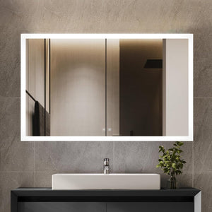 English Elm Aurorium Frameless Led Vanity Mirror with Defogger for Spa Inspired Bathrooms B2731P478349