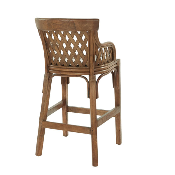 OSP Home Furnishings Plantation Bar Stool Brown Stain