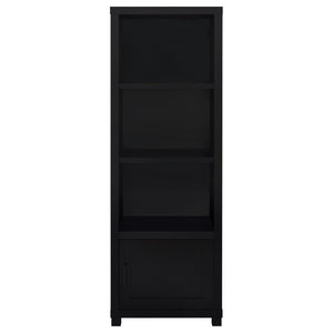English Elm Arnaud Matte Black 3 Piece Entertainment Center with Media Towers for Living Room B062S01737