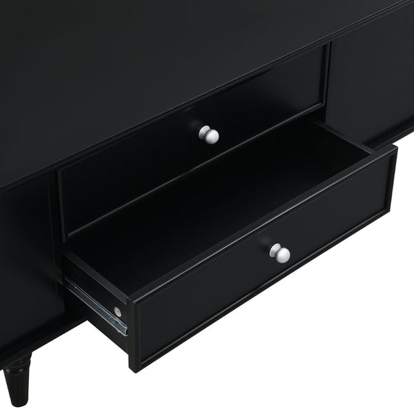 English Elm U-Can Modern Rectangle Coffee Table With 4 Drawers & Hidden Storage For Stylish Living Spaces N724P286418B-GIGA