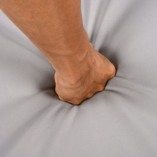 English Elm Christopher Knight Home® - Acacia Outdoor Dining Chairs Set of 2 with Rope Handles, Waterproof Washable Cushions, 400 lb Capacity Grey,Teak N779P279983G