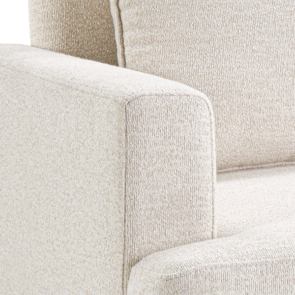 English Elm Oversized Accent Chair Plush Cushioned Seat with Lumbar Pillow for Living Room B035P496593
