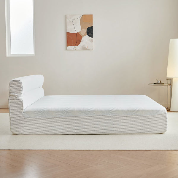 English Elm All In One Queen Mattress & Bed Frame - 15-Inch Cooling Mattress-In-A-Box For Small Spaces & Comfort W1359P364812