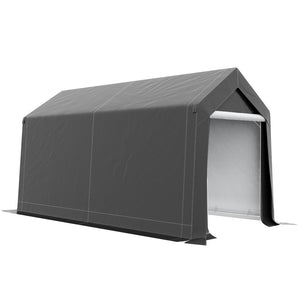 English Elm Outsunny 7' X 12' Heavy-Duty Portable Garden Storage Tent, Waterproof Shelter For Bikes & Tools W2225P174118-GIGA