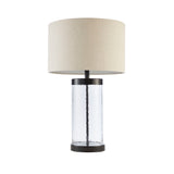 INK+IVY Macon  Glass Cylinder Table Lamp MP153-0179 Clear