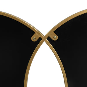 English Elm Christopher Knight Home® - WALL Overlapping Round Gold Wall Mirror - Modern Glam Tempered Glass, Iron Frame, Illuminating Decor 69686.00