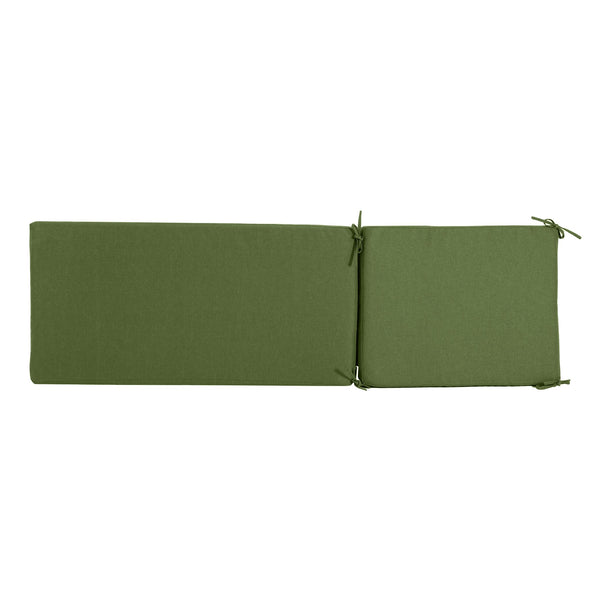 English Elm Christopher Knight Home® - Noah Outdoor Chaise Lounge Cushion - Vibrant Green, Weather-Resistant, Comfortable & Easy Care N775P291468G