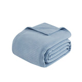 True North by Sleep Philosophy Microfleece Casual Blanket TN51-0556 Blue