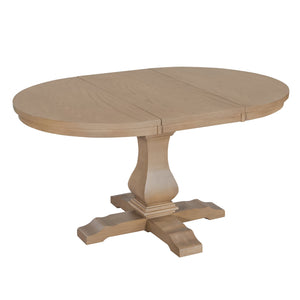 English Elm Christopher Knight Home® - Oval Extendable Dining Table - Rustic Charm In Light Natural Finish, Perfect For Home Gatherings N771P355872A_N771P355873A