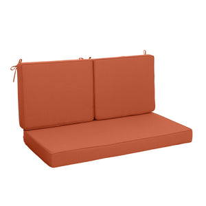 English Elm Outdoor Deep Seat Cushions for Patio Furniture Waterproof Replacement Chair Cushions Set of 2 17x15x16 Durable Comfort Red W419P290494