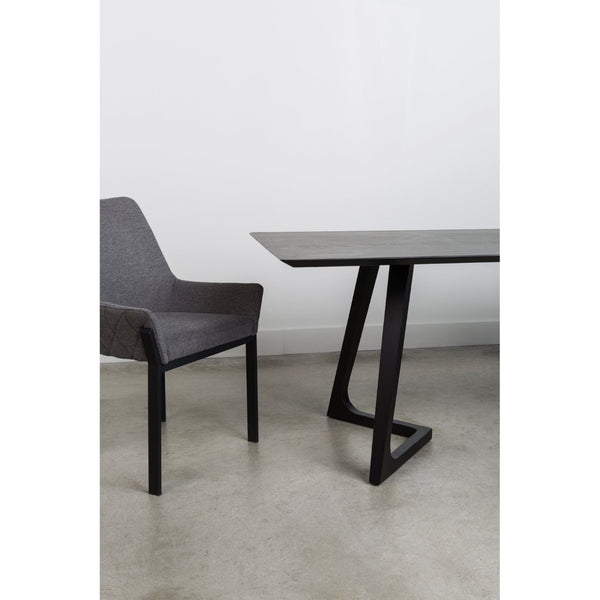 English Elm Lloyd Quilted Polyester Dining Chair Set with Iron Base for a Modern Table B2769P504203