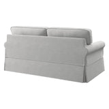 OSP Home Furnishings Ashton Slip Cover Sofa Fog  