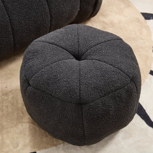 English Elm Soft Bean Bag Chair Set With Footstool For Gaming & Relaxation - Cozy, Durable & Space-Saving Design W1996P309482-GIGA