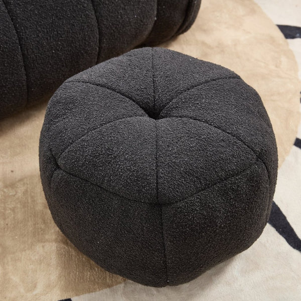 English Elm Soft Bean Bag Chair Set With Footstool For Gaming & Relaxation - Cozy, Durable & Space-Saving Design W1996P309482-GIGA