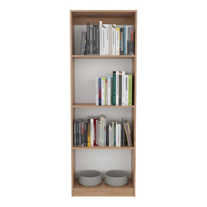 English Elm Bookcase, 11-Shelf Engineered Wood Organizer with Modern Oak & Wenge Finish, Durable, Eco-Friendly Storage Solution Natural Wood 39.37 L x 27.56 W x 3.54 H B097P296879