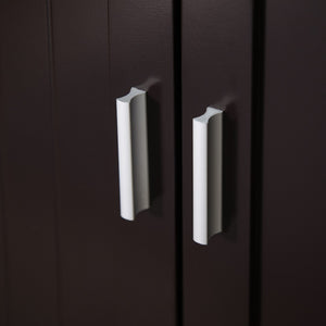 English Elm Pawhut Stylish Wooden Cat Litter Box Enclosure & End Table With Adjustable Partition, Brown W2225P217309-GIGA