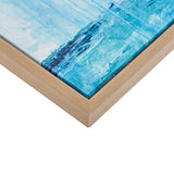 Madison Park Seascape Coastal 4-piece Framed Canvas Wall Art Set MP95C-0146A Blue