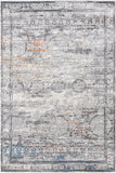 Unique Loom Finsbury Charlotte Machine Made Abstract Rug Multi, Gray/Orange/Ivory/Olive/Brown/Blue/Yellow 5' 3" x 8' 0"