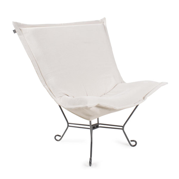 Howard Elliott Puff Chair – Luxurious Faux Fur Comfort With Unique Ribbed Design For Stylish Home Décor And Relaxation Brown 88% Poly,12% Nylon 500-1345-howard-elliott