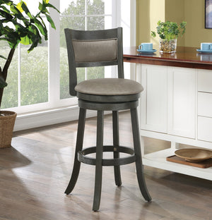 OSP Home Furnishings Swivel Stool 30" Dove / Antique Grey