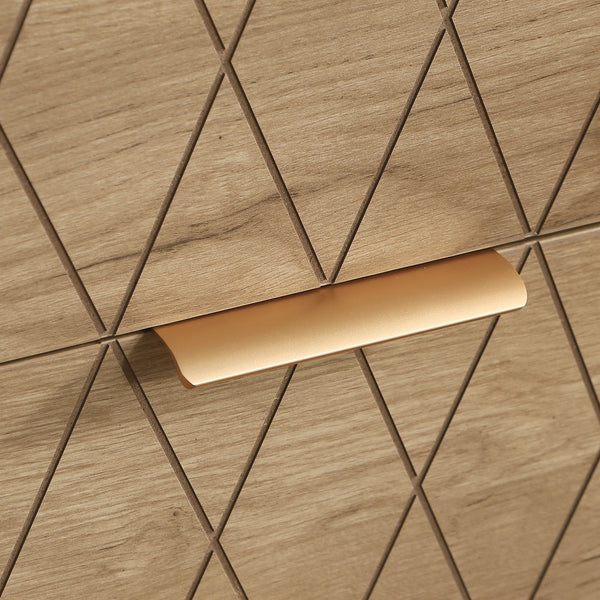 English Elm Nightstand with Drawer | 3-Tier Modern Bedside Table with Hidden Drawer, Open Shelves, Sturdy Build Natural+White 27.3 L x 17.9 W x 6.3 H W3151P345790