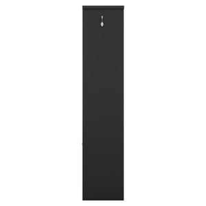 English Elm Multi-functional Entryway Hall Tree with Hooks Bench Drawer Cabinet in Matte Black W1307S00034