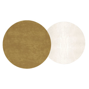 Worldwide Home Furnishings Sylas-2pc Accent Table Set - Handcrafted Antique Gold & Silver Finish For Stylish Home Decor Antique Gold,Silver Metal 501-100gl_Ch