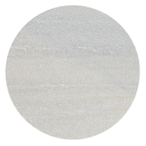 Worldwide Home Furnishings Devas-accent Marble-topped Table With Unique Hammered Brass Base For Elegant Home Decor Accents White,Aged Brass Marble,Metal 501-112wt