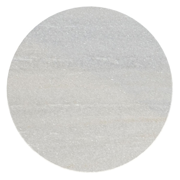 Worldwide Home Furnishings Devas-accent Marble-topped Table With Unique Hammered Brass Base For Elegant Home Decor Accents White,Aged Brass Marble,Metal 501-112wt