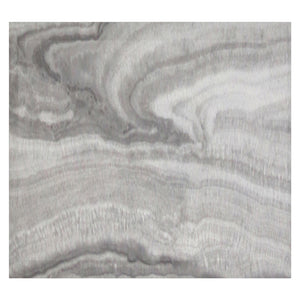 Worldwide Home Furnishings Napoli-accent Table - Modern Marble-look Design With Stylish Geometric Base In Warm Grey Finish Light Grey Faux Marble,Stainless Steel 501-545gy