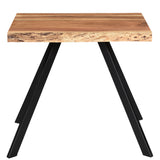 !nspire Virag Accent Table Natural Natural/Black Solid Wood/Iron