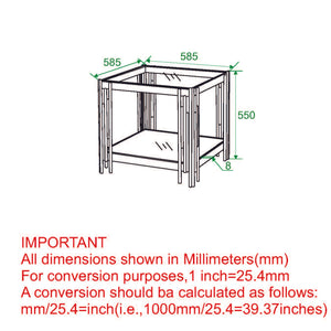 Worldwide Home Furnishings Estrel-accent Table – Contemporary Two-tier Glass-mirror Design For Stylish Living Room Or Bedroom Gold Metal,Glass 501-630gl_L