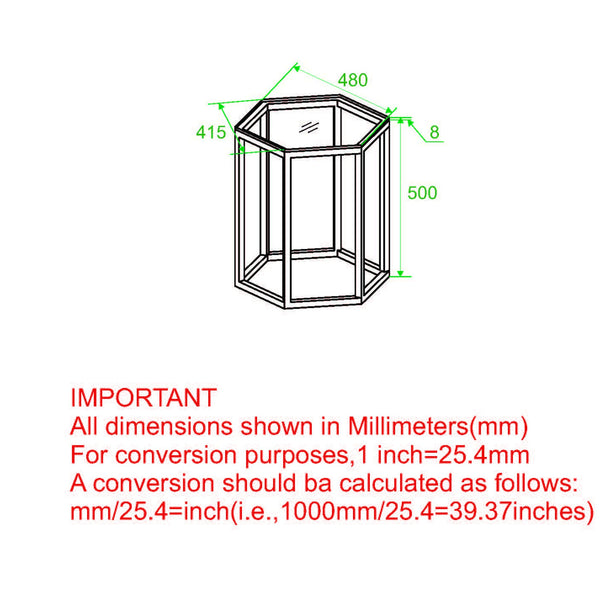 Worldwide Home Furnishings Fleur-accent Table - Versatile Modular Design For Creative Layouts In Living Room Or Bedroom Spaces Gold Metal,Glass 501-635gl