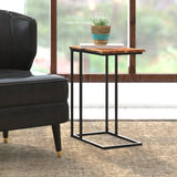 !nspire Jivin Accent Table Natural Natural/Black Solid Wood/Iron