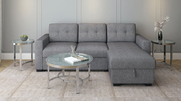 Worldwide Home Furnishings Strata-accent Stylish Round Chrome Table With Tempered Glass Top - Perfect For Any Space Decor! Chrome Metal,Glass 501-746