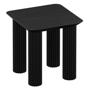 Worldwide Home Furnishings Sangra-accent Table - Durable Mango Wood With Sophisticated Texture For Chic Home Décor Enhancement Black Solid Wood 501-751blk
