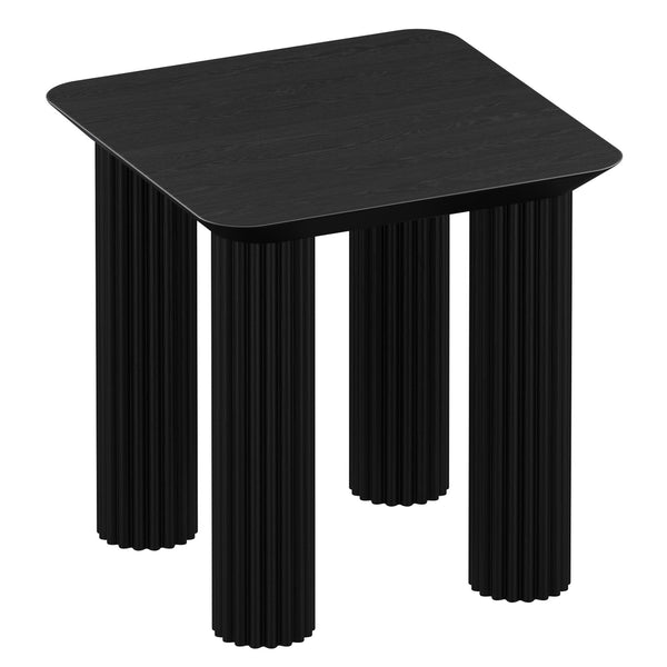 Worldwide Home Furnishings Sangra-accent Table - Durable Mango Wood With Sophisticated Texture For Chic Home Décor Enhancement Black Solid Wood 501-751blk
